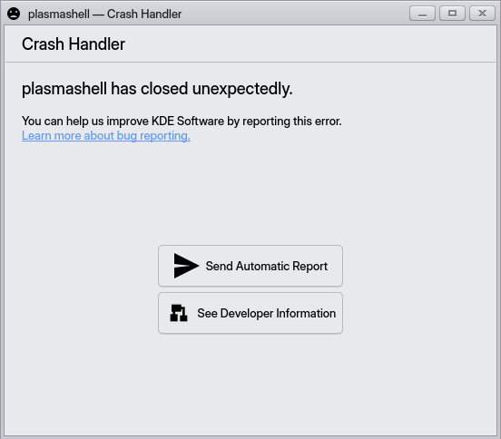 plasmashell-error
